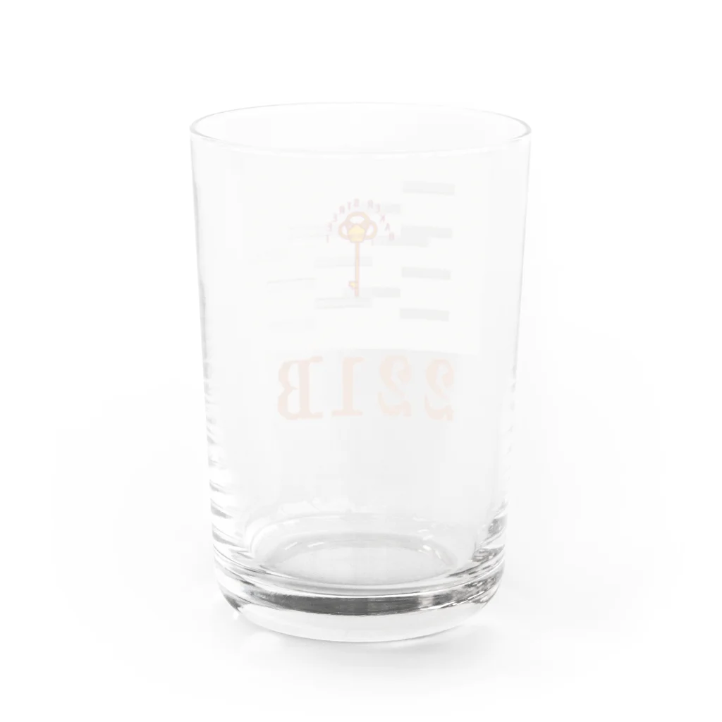 月彩宮SUZURI支店のベイカー街221Ｂの部屋広幅ブラウン Water Glass :back