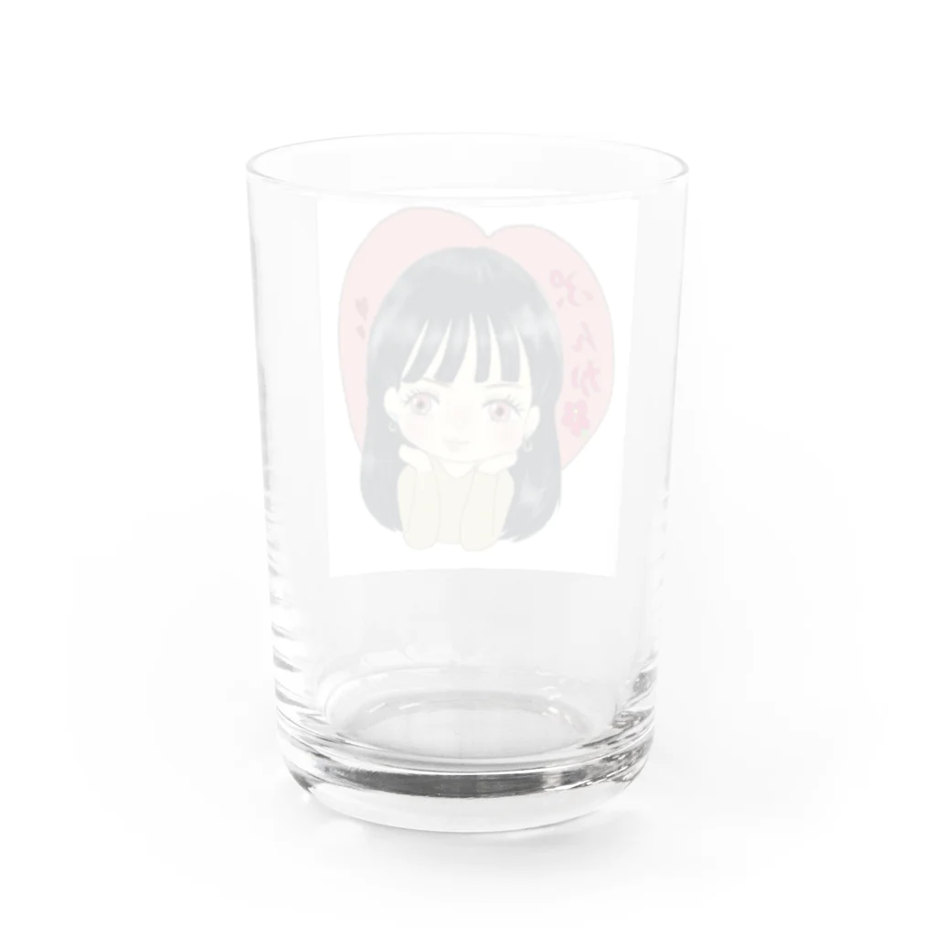 ぷんかグッズのぷんかグッズ Water Glass :back