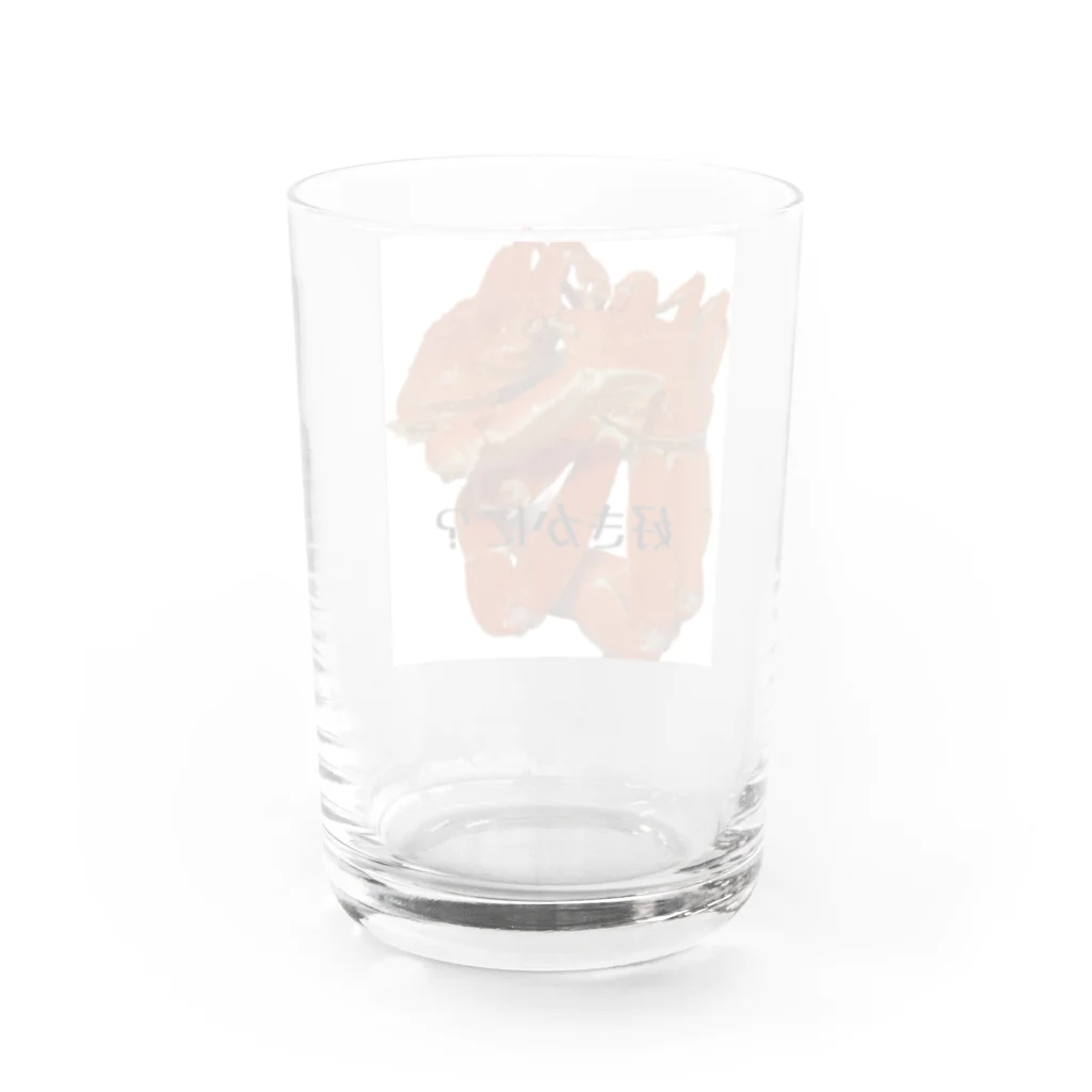 natiririのカニカニパニック。 Water Glass :back