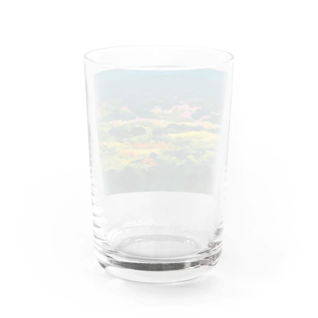 ac jungleの色彩豊かな自然風景 Water Glass :back