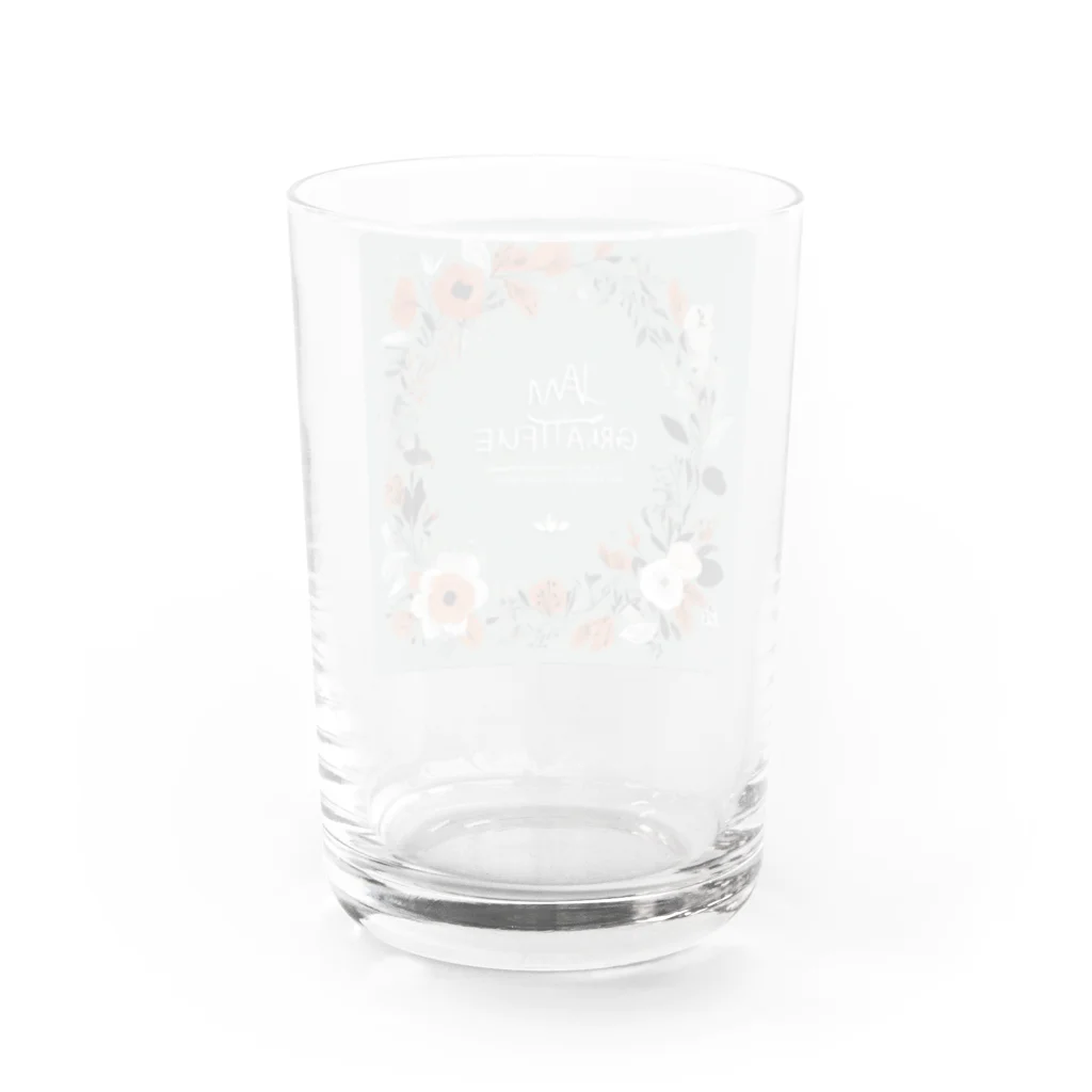 the blue seasonの豊かさの輪 Water Glass :back