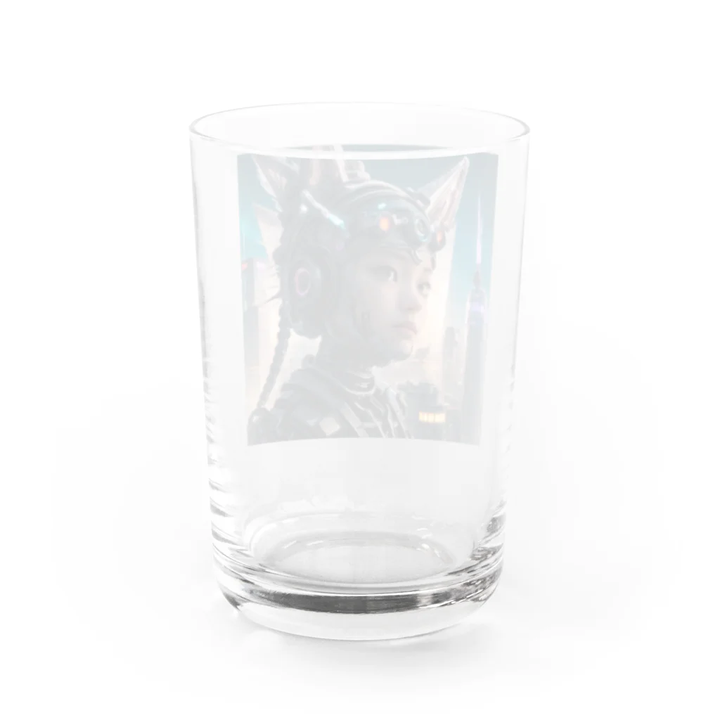 ZZRR12の「ミューズキャット」 Water Glass :back