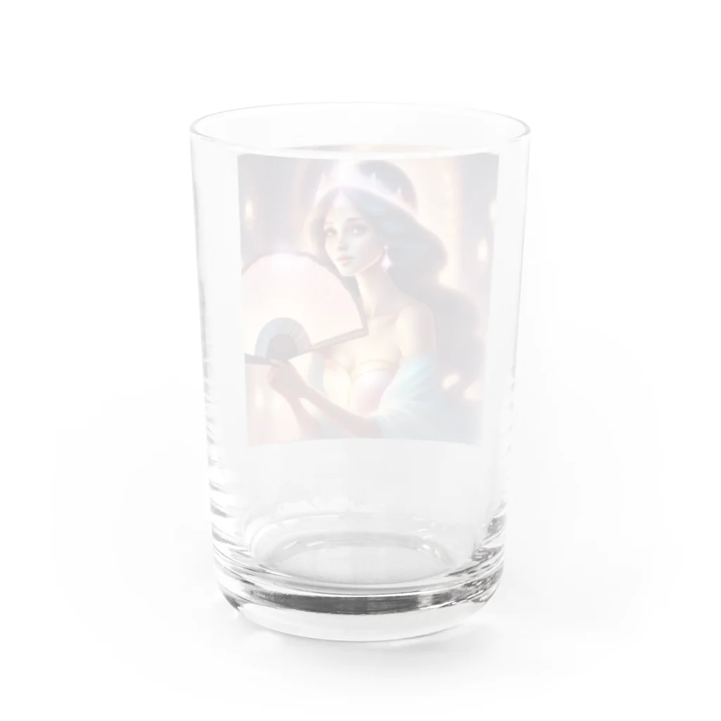 honaruのアジアンテイスト（美女） Water Glass :back