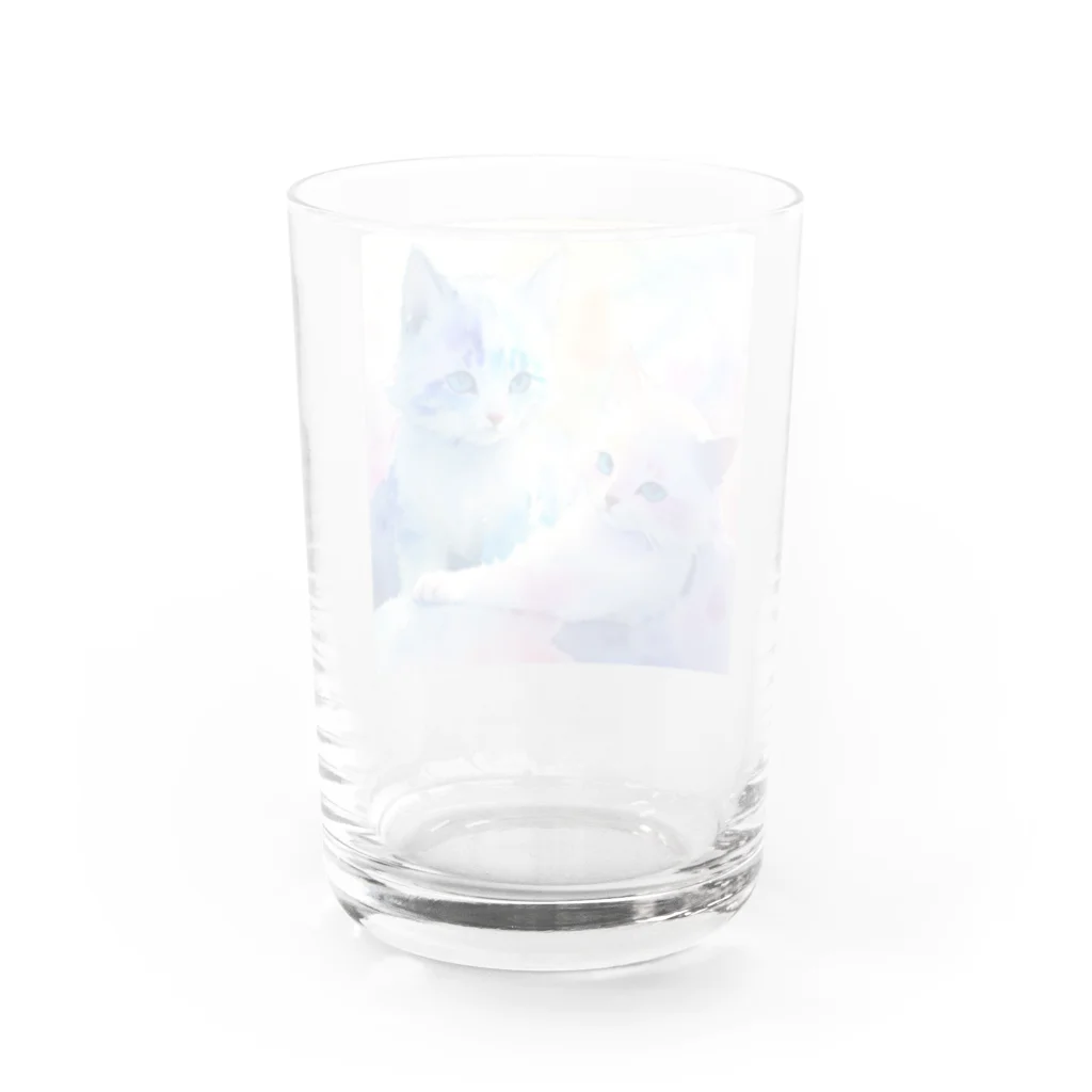 3tomo6's shopのずっと一緒 Water Glass :back