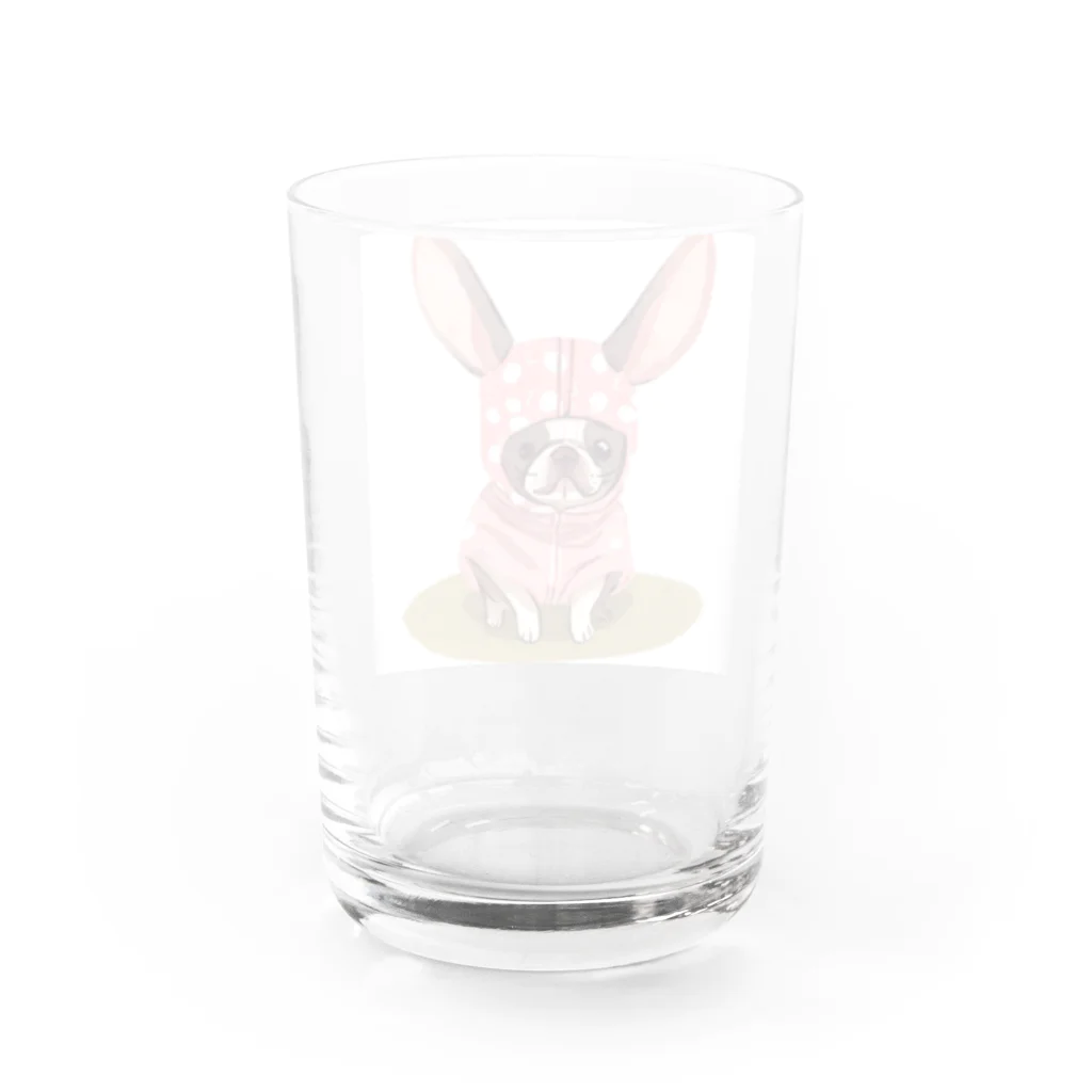 syobeのウサみみフレンチ Water Glass :back