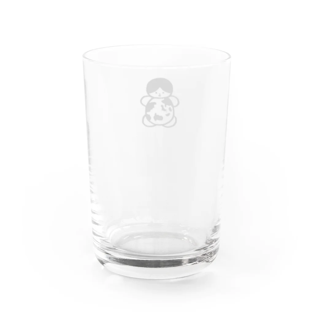 あだち美術のちきゅうくんグラス Water Glass :back