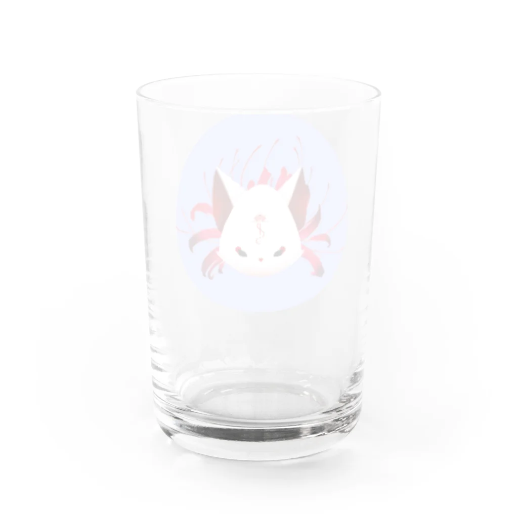 紫-Leiのハナビちゃんグッズ✨ Water Glass :back