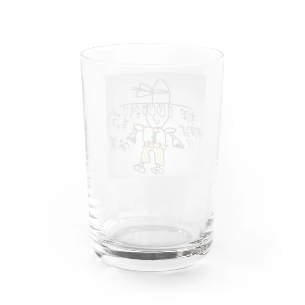 kaotannpp1524のなに？もういっかい言って？ Water Glass :back