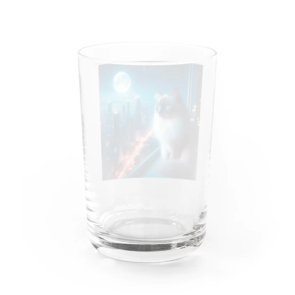 zorozoro333の長毛くん Water Glass :back