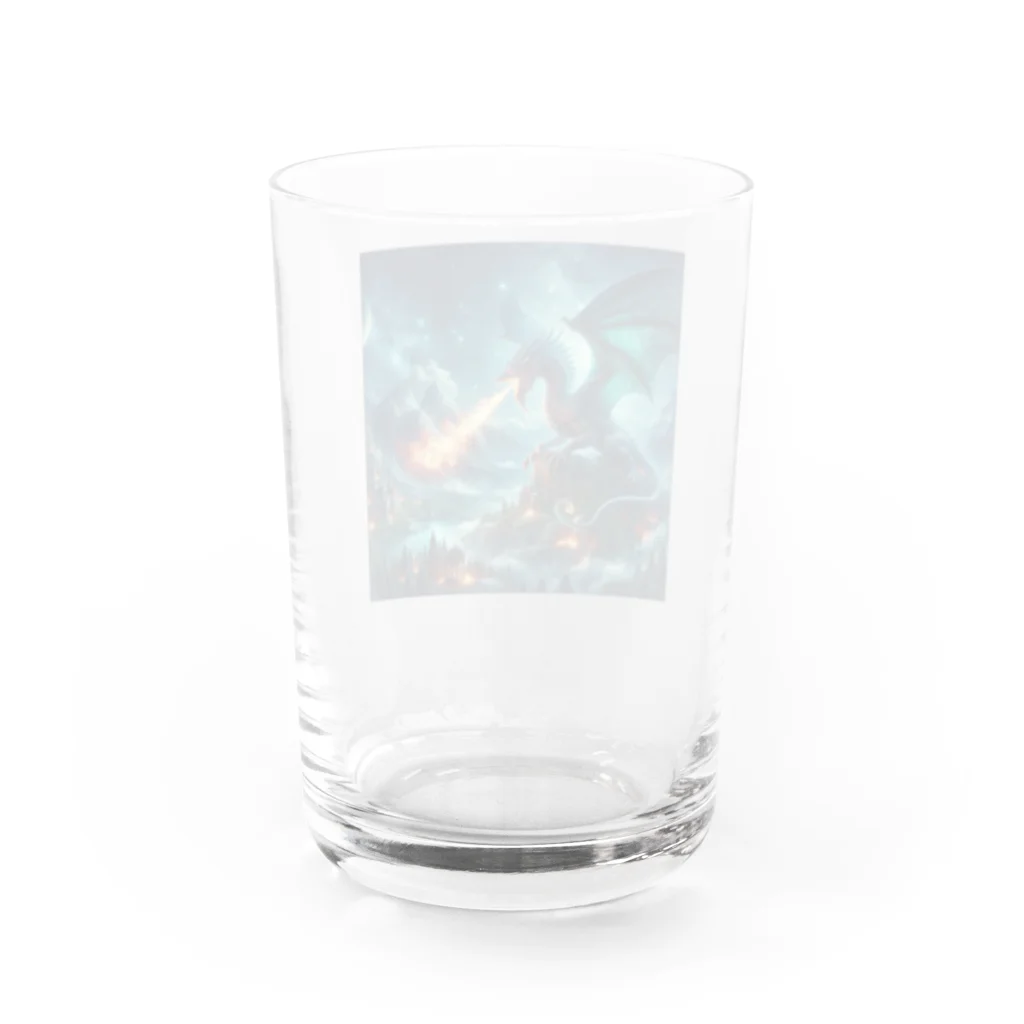 bui0000の幻獣　ドラゴン2 Water Glass :back