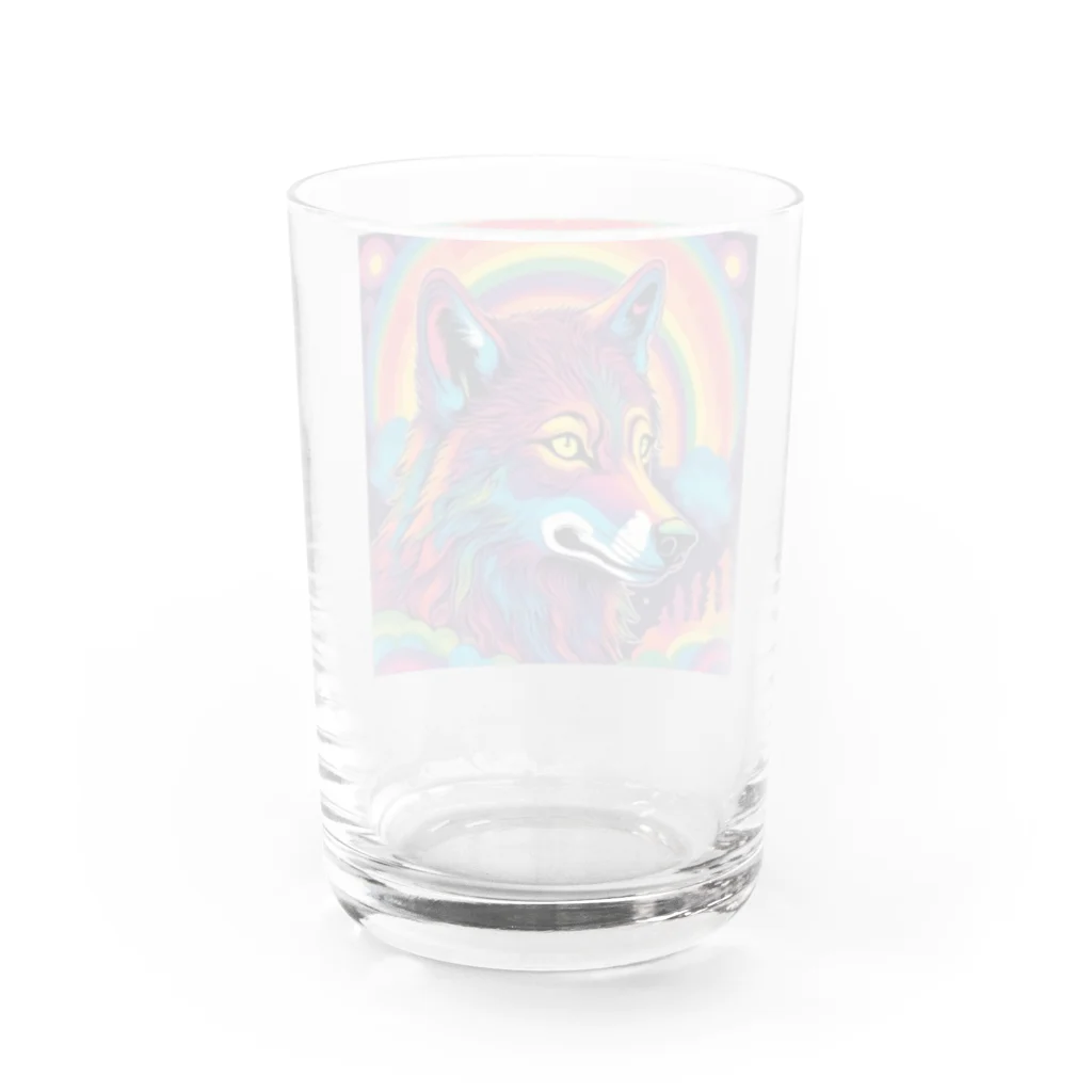 shop.ycのユメウルフ Water Glass :back