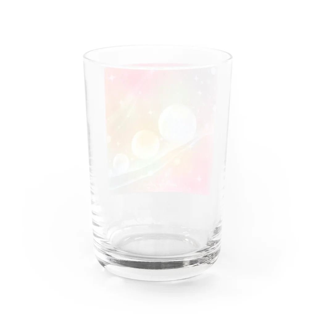 Soothingplaceのみんな仲良く Water Glass :back