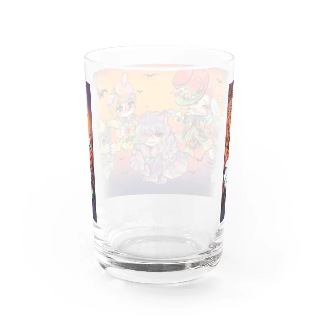 群青のはなまるハロウィン2023 ハロウィンアリス Water Glass :back