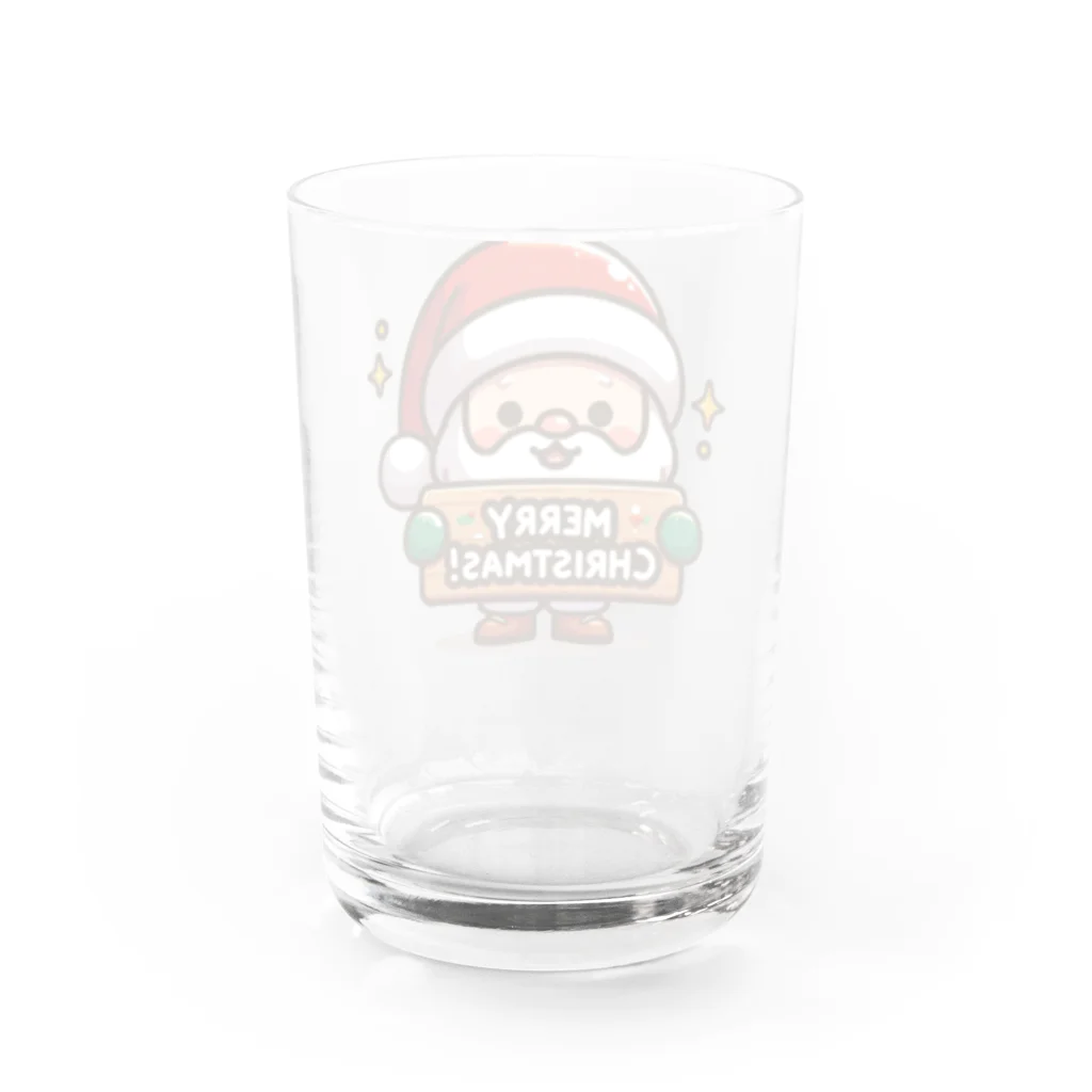 mitsu5872のサンタの陽気なクリスマスコレクション グラス反対面