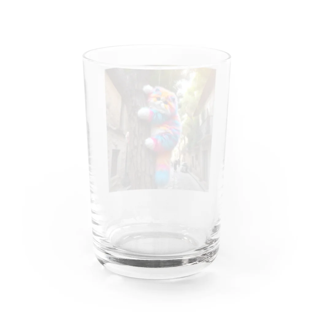 ニャーちゃんショップの絶対落ちないのニャ😺 Water Glass :back