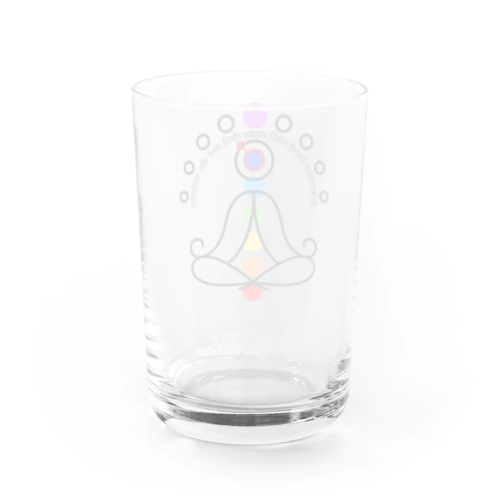 CyberArmadilloの火星のガヤトリマントラ Water Glass :back