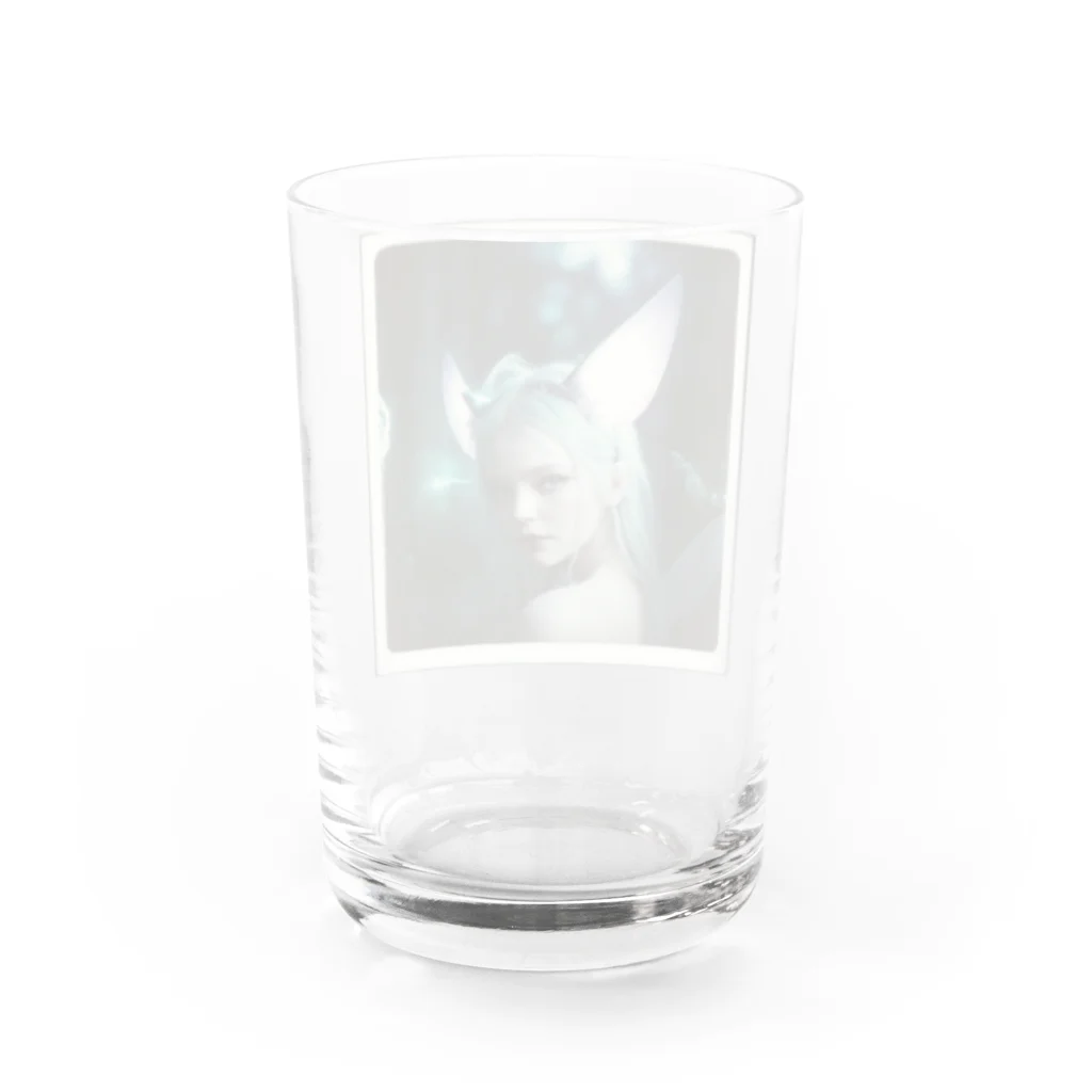 ZZRR12の夜空に響く猫耳の星の歌姫 Water Glass :back