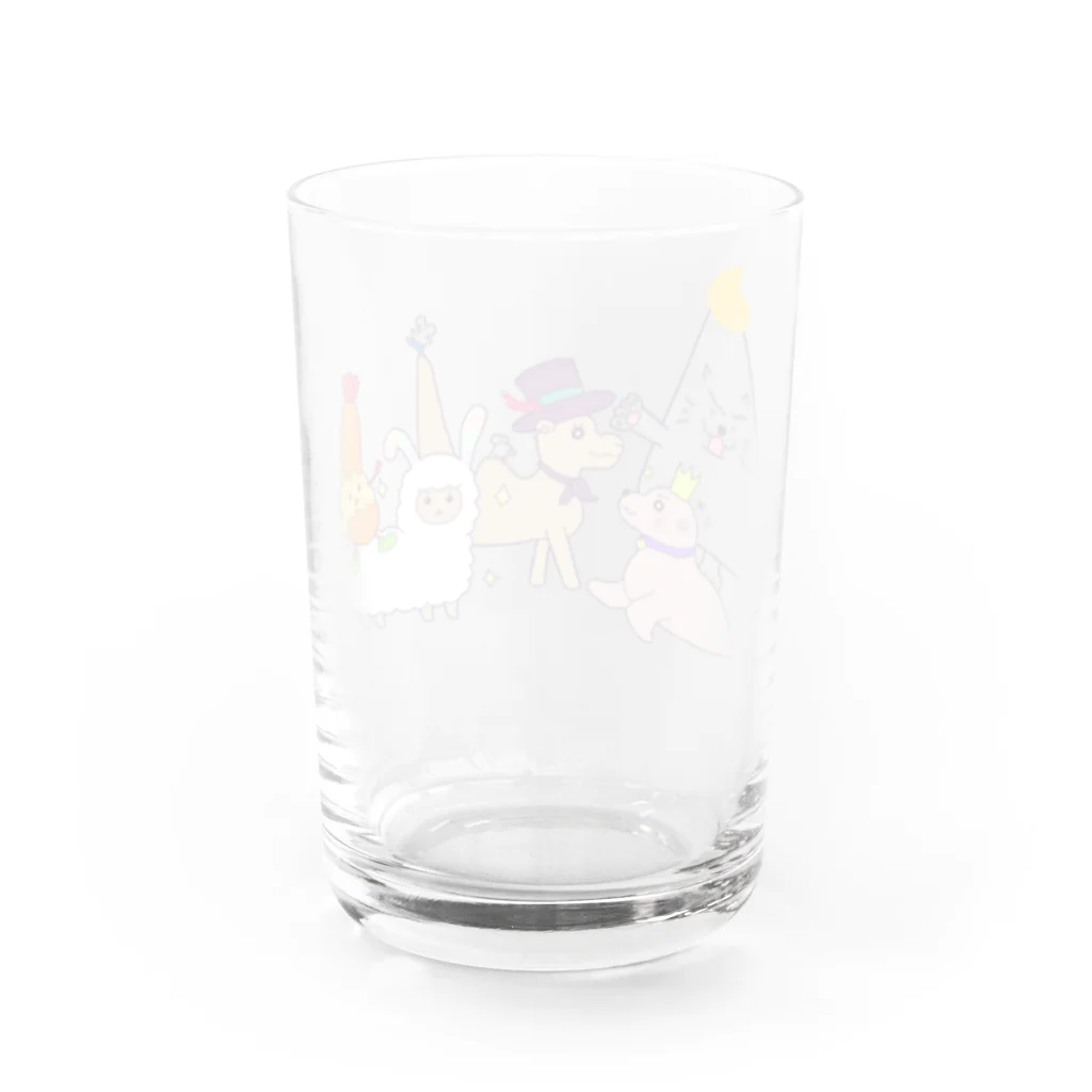 はんさむ🐫らくだたいむ🎸のエジプトファイブ・グラス Water Glass :back