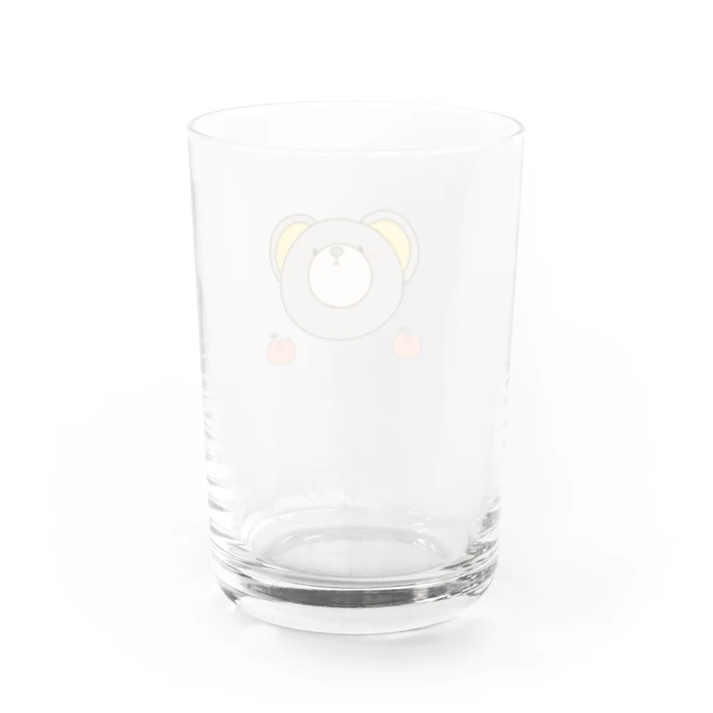 yutakaokaのゆるいくま Water Glass :back