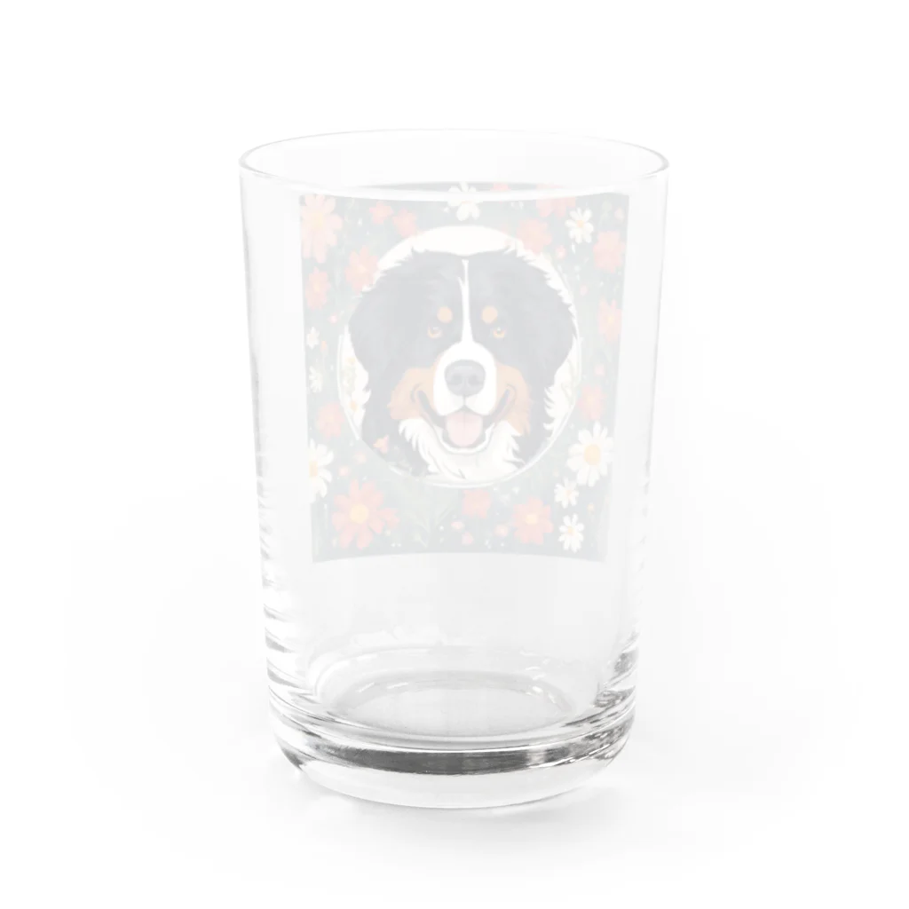 aitakazuhitoのバーニーズマウンテンドッグ Water Glass :back