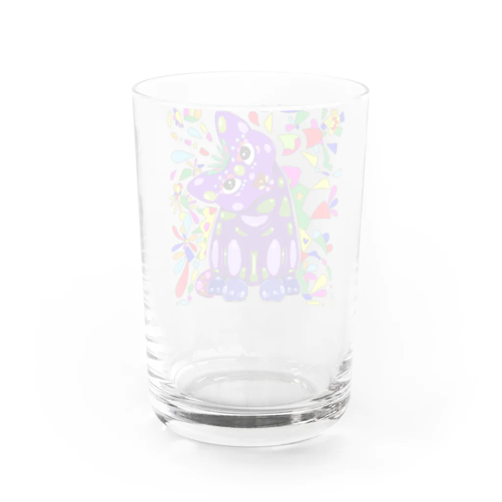 arilaSHOPのきらきらネコ Water Glass :back