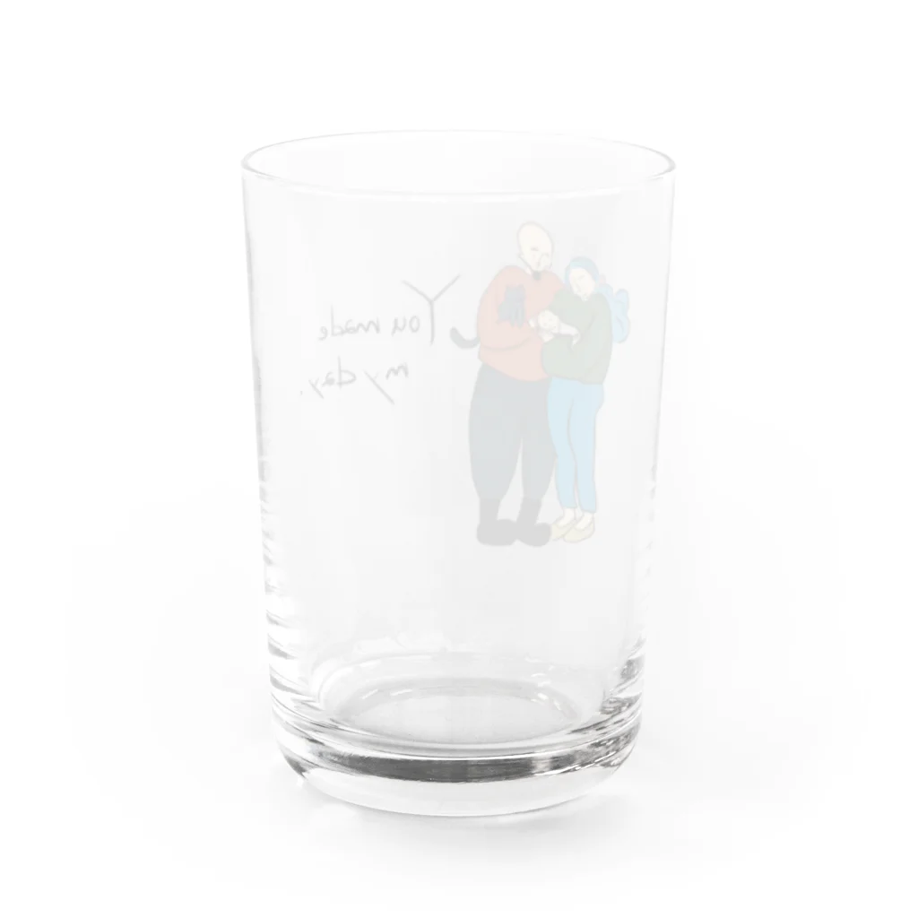 goods shop ''swimpool''のcalendar(June) Water Glass :back