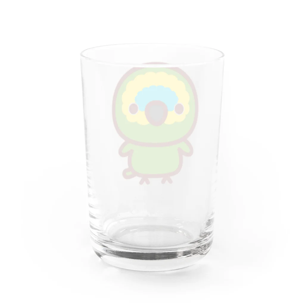 いんこ屋堂のアオボウシインコ Water Glass :back