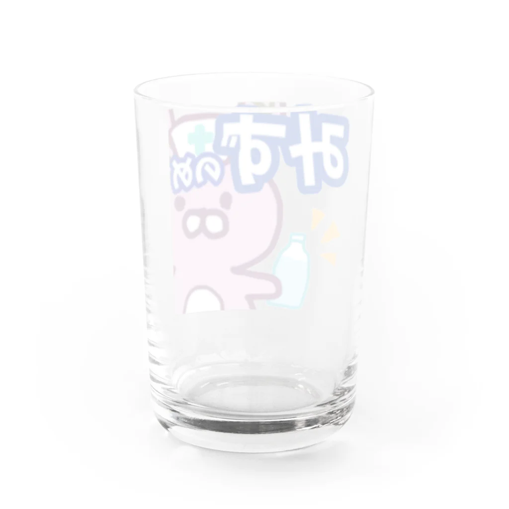 かおかお@kaokaogamesのかおかおみずのめグラス Water Glass :back