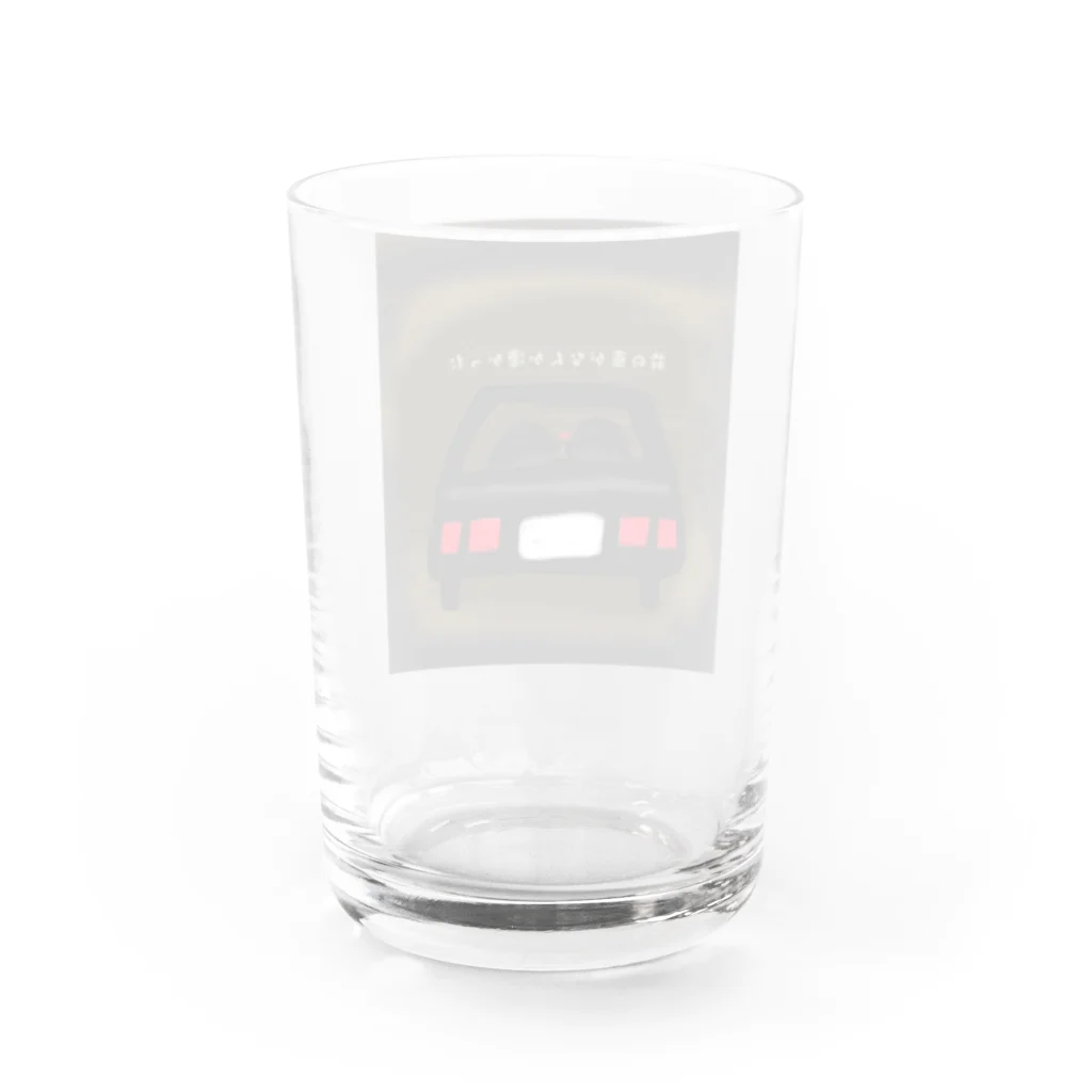 &POEMの前の車がなんか凄かった Water Glass :back