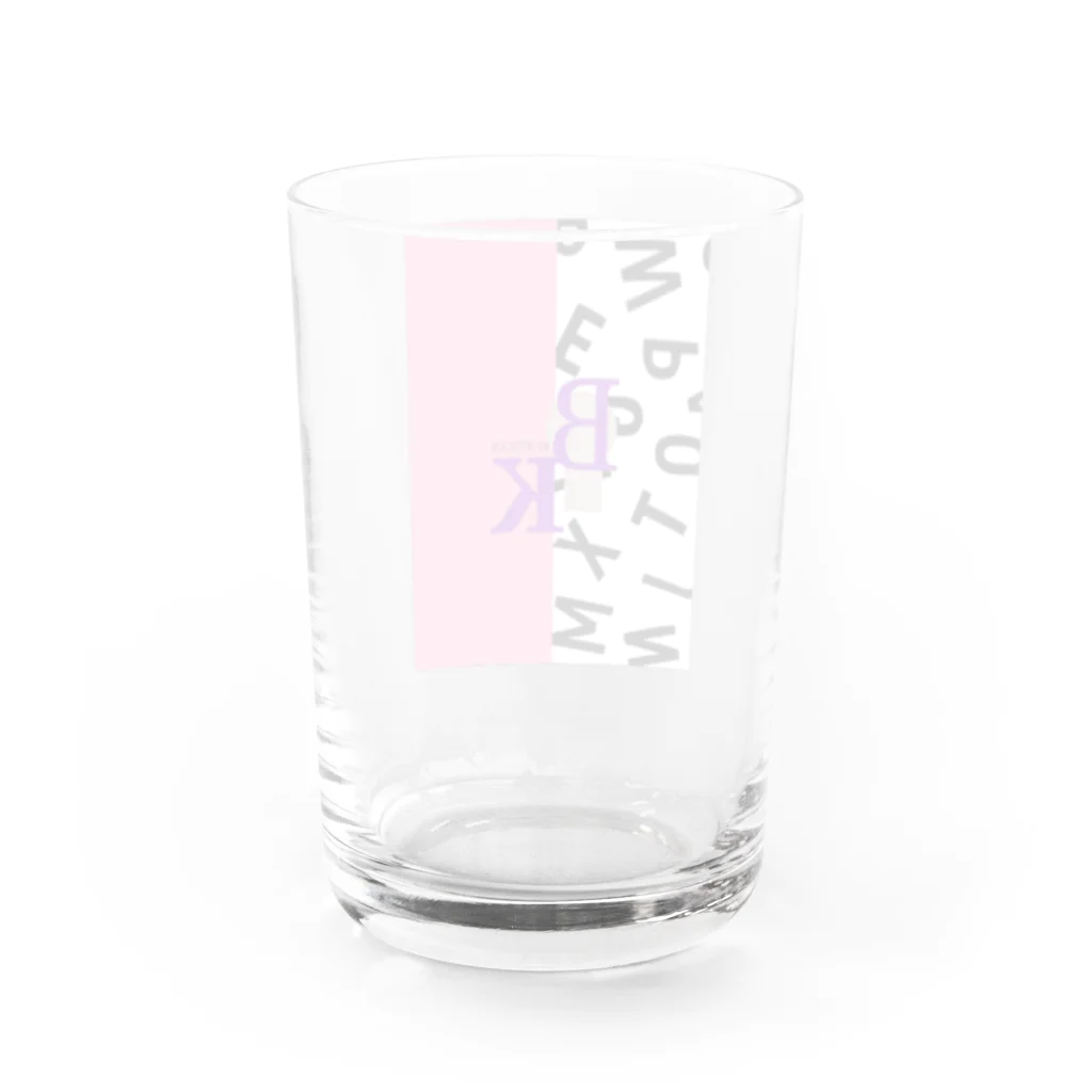 美空間Bi-Kukanの美空間Bi-Kukan LOGOシリーズ アルファベット Water Glass :back