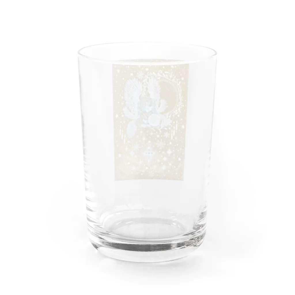 kerokoro雑貨店の冬の天使 Water Glass :back