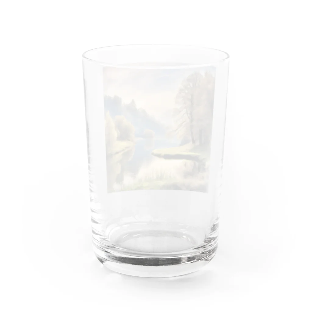 maikoのショップの静かな川辺の風景 Water Glass :back