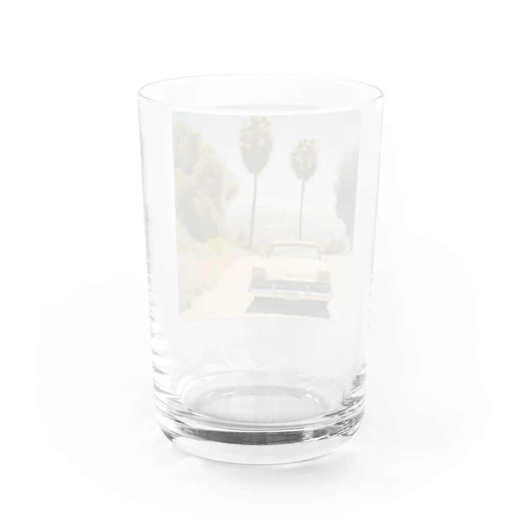 サーフサイドファッションのパームサイド Water Glass :back