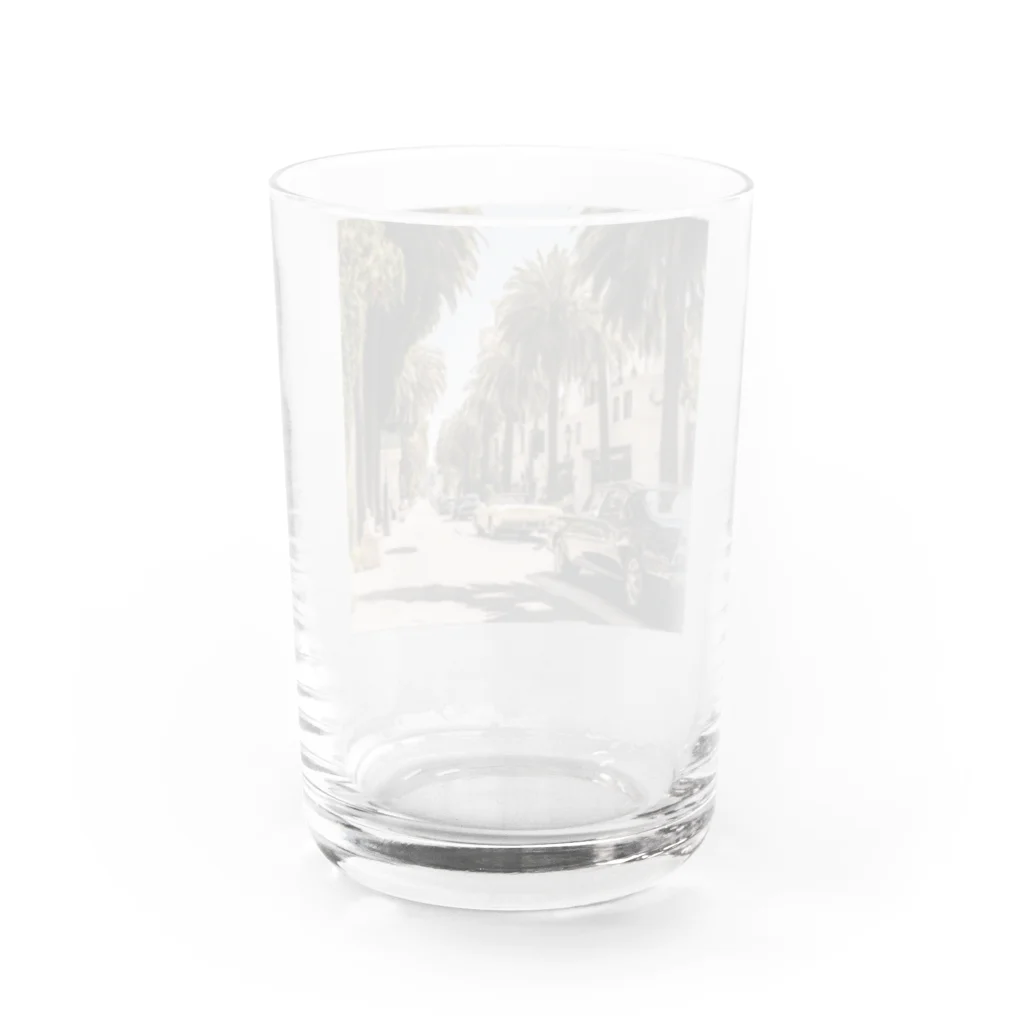 サーフサイドファッションのパームラインクルーズ Water Glass :back