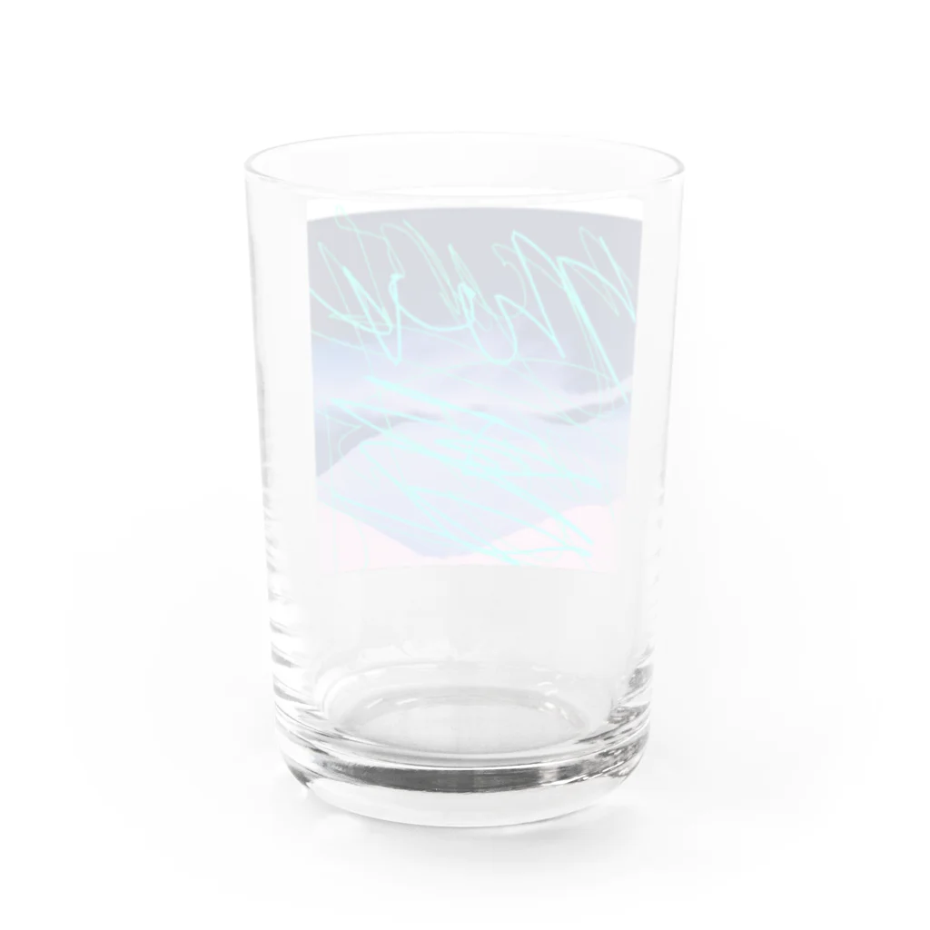 ZodyAのsnow angel Water Glass :back