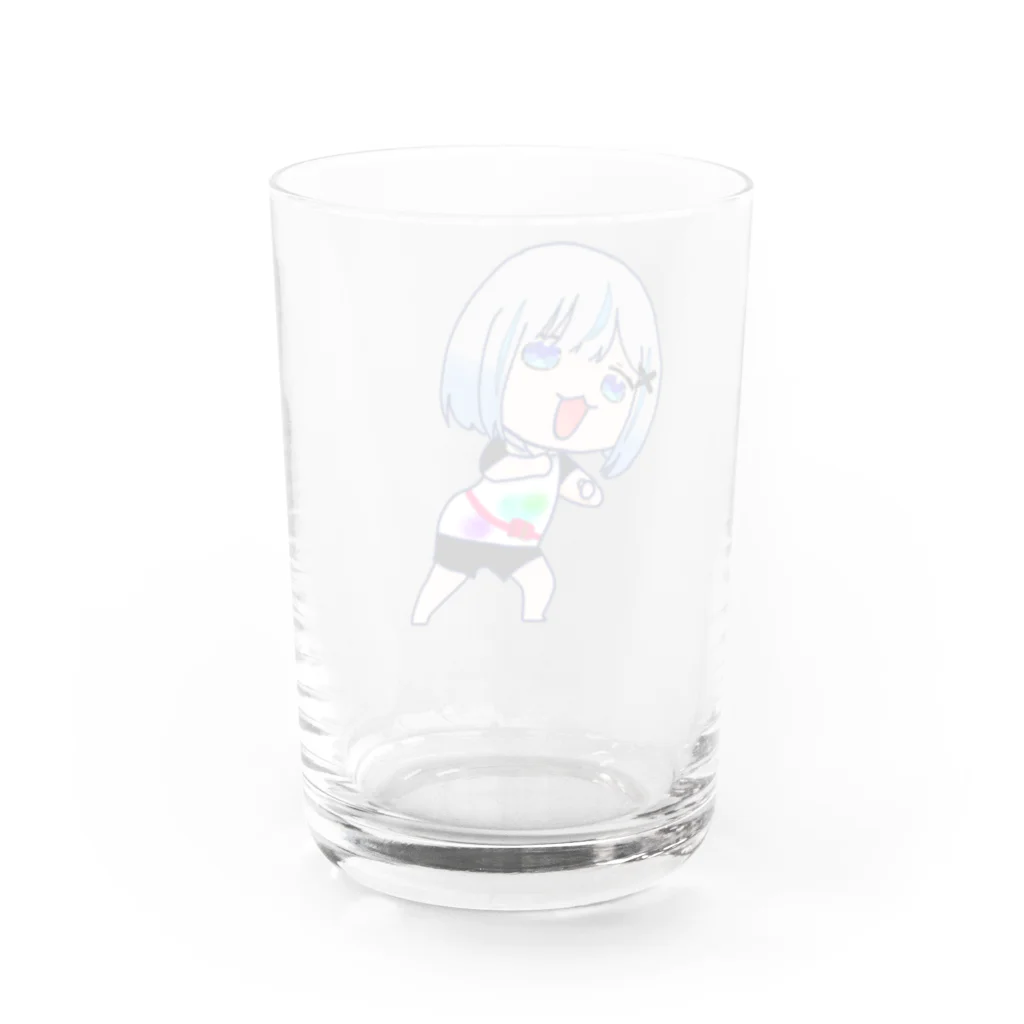 Si-_1111の初グッズ！（友達用） Water Glass :back