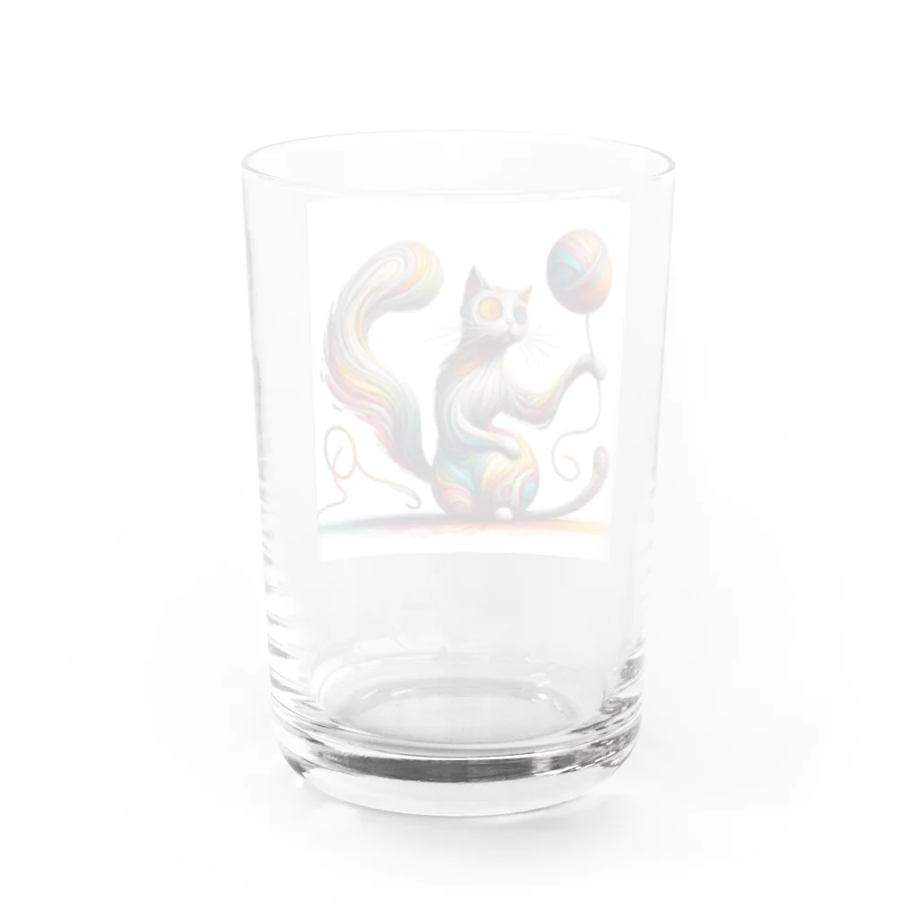 宇宙猫の宇宙猫01 Water Glass :back