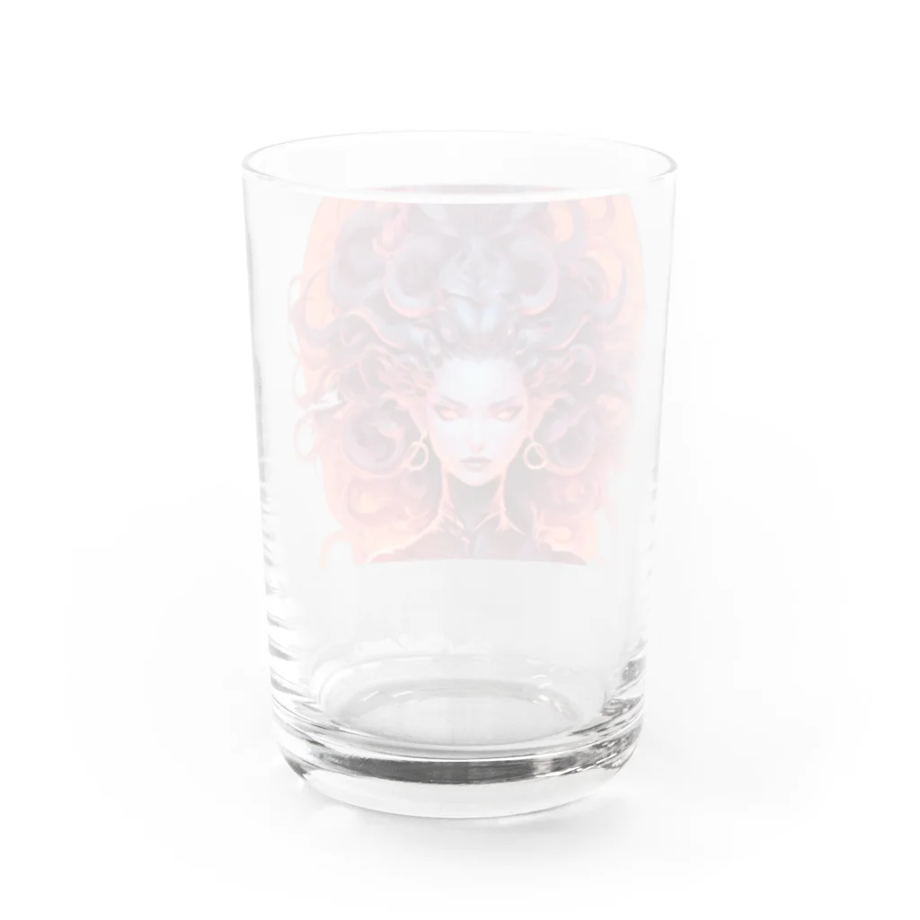 Cyber XXXのメドゥーサ　ドラゴンヘア　バージョン Water Glass :back