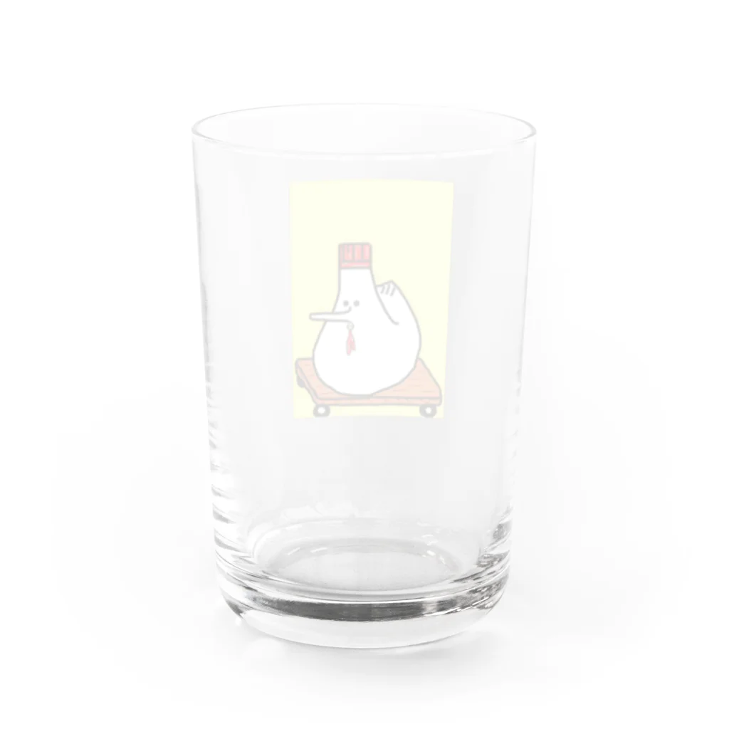 ちむちむのピーター Water Glass :back