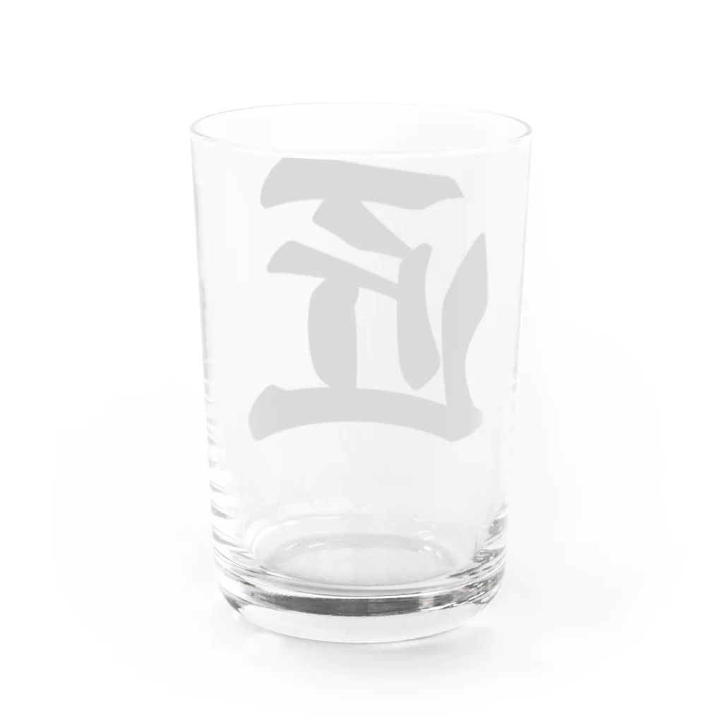 着る文字屋の匠 Water Glass :back