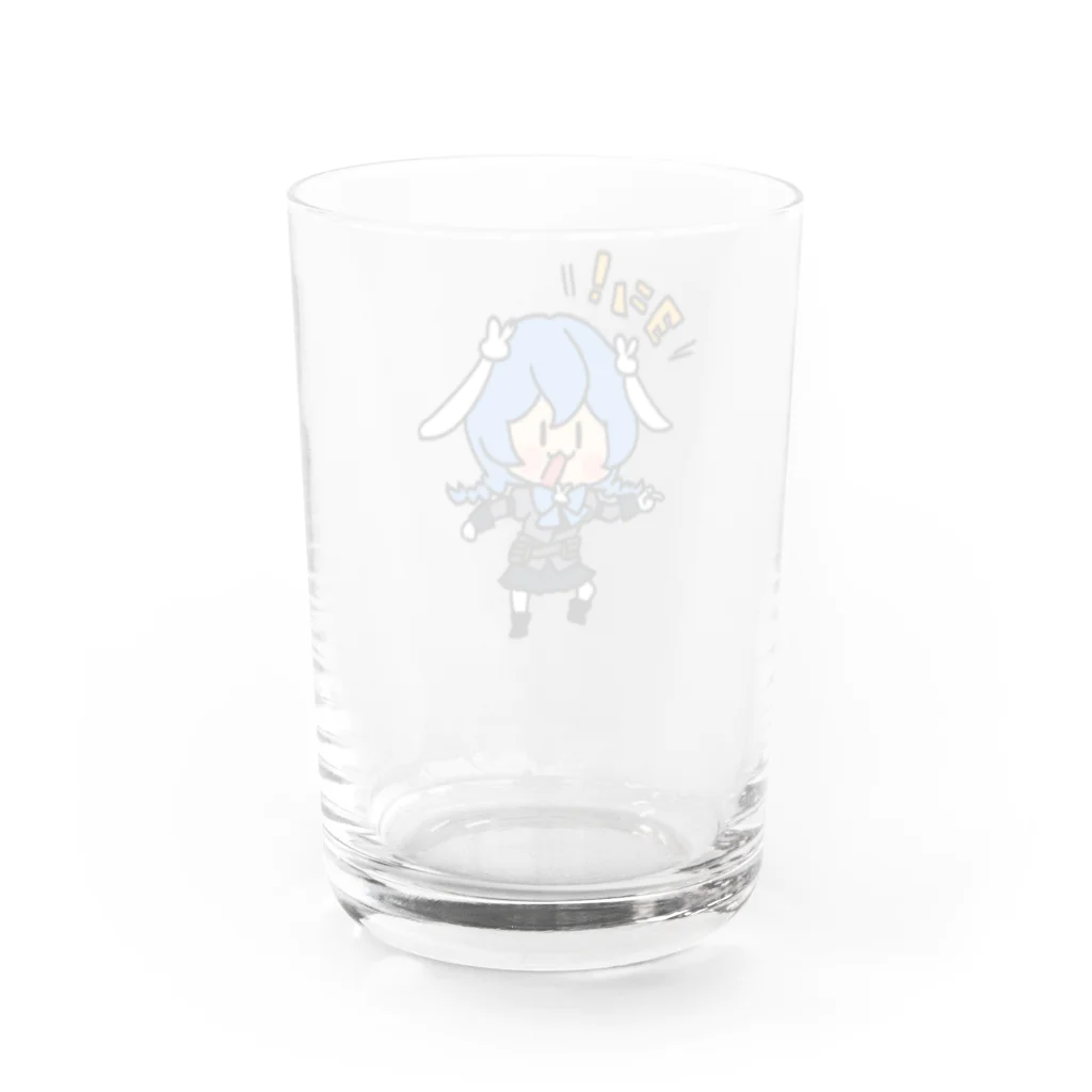 usabit.のぐっず屋さんのヨシッ(うさぎガンマン) Water Glass :back