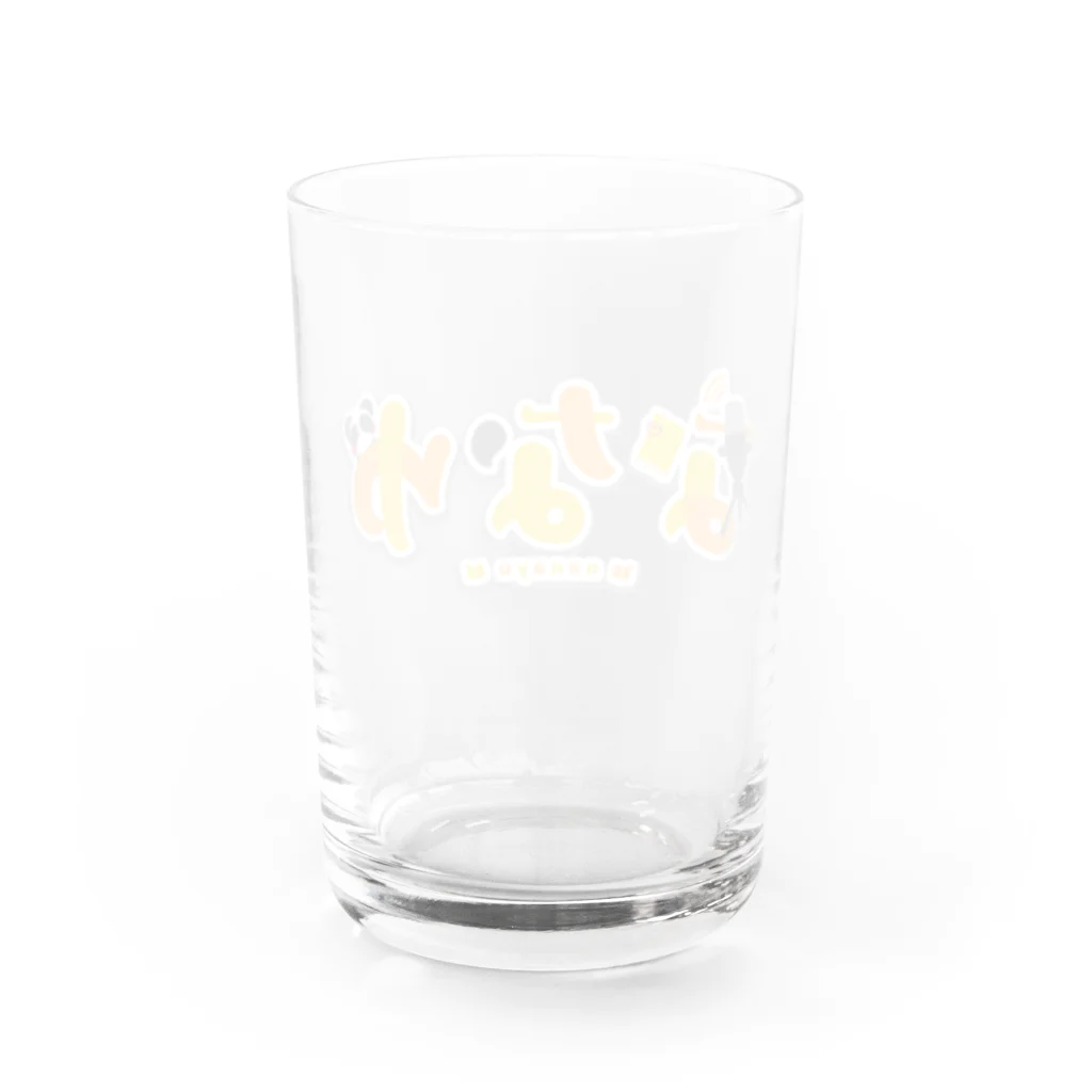 usabit.のぐっず屋さんのななゆロゴ Water Glass :back