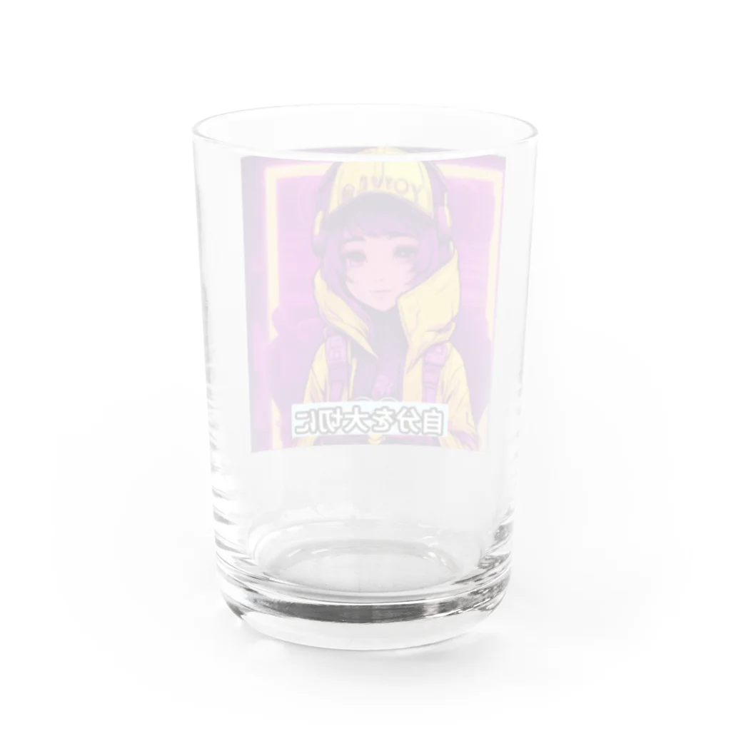 evahmonの光の戦士シリーズ・ひかりちゃん Water Glass :back