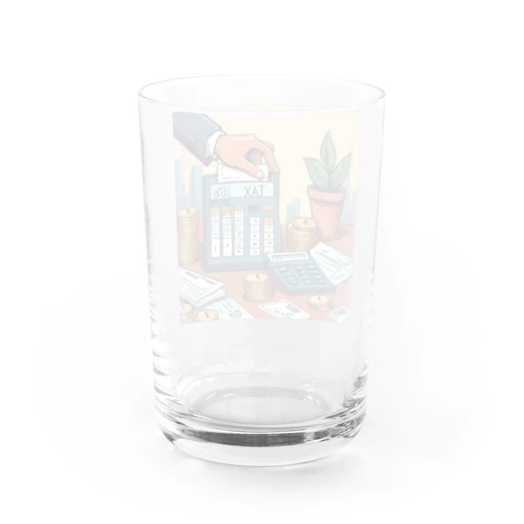 kenshopの今流行りの増税をエモ可愛くさせていただきました★ Water Glass :back