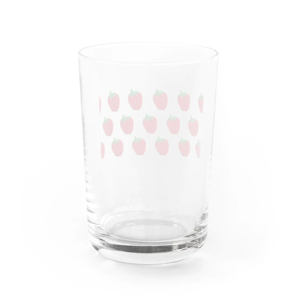 ホノボーノノのいちご(いっぱい) Water Glass :back