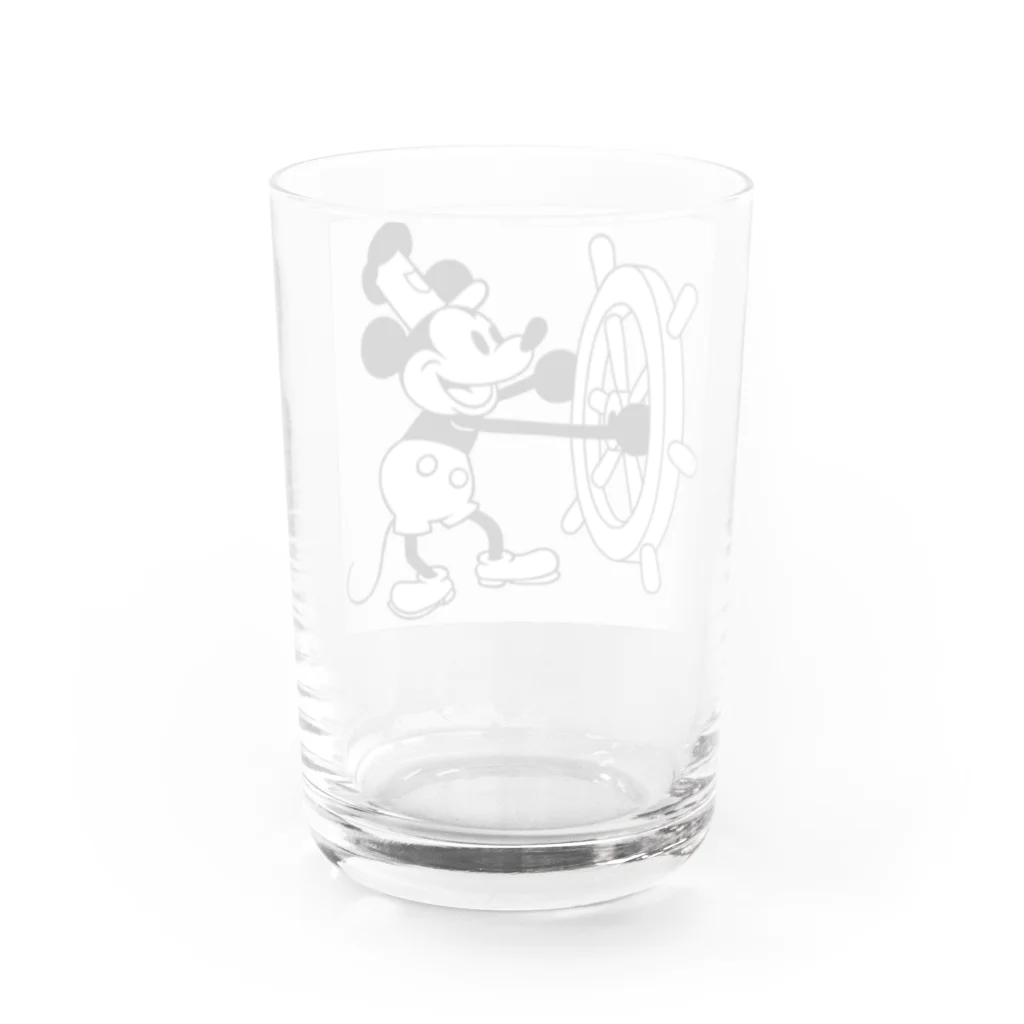 パブリックドメイン：蒸気船ウィリーのネズミの蒸気船ウィリーのネズミ Water Glass :back