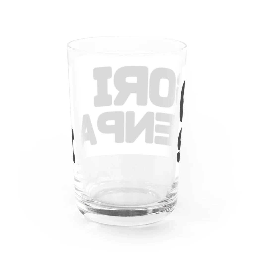 ドリサポのゴリ先輩 Water Glass :back