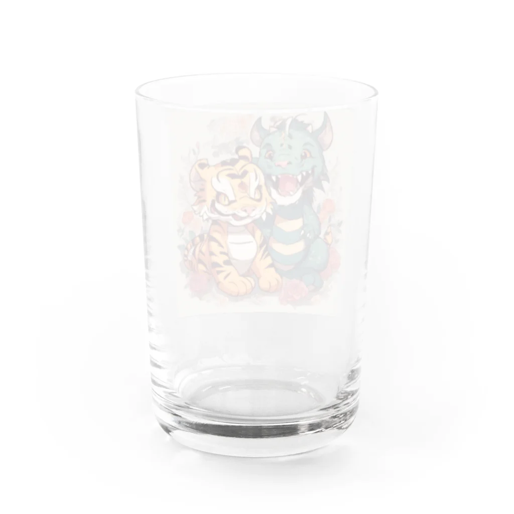 enryuu'sCLUBのPrettywithタイガー＆ドラゴン Water Glass :back