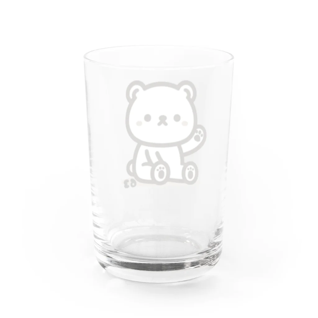 romiromi☆6363のROMIKUMA Water Glass :back