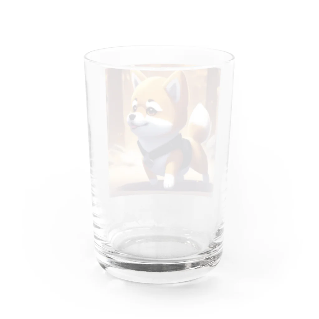 tagosakunのまめコロ Water Glass :back